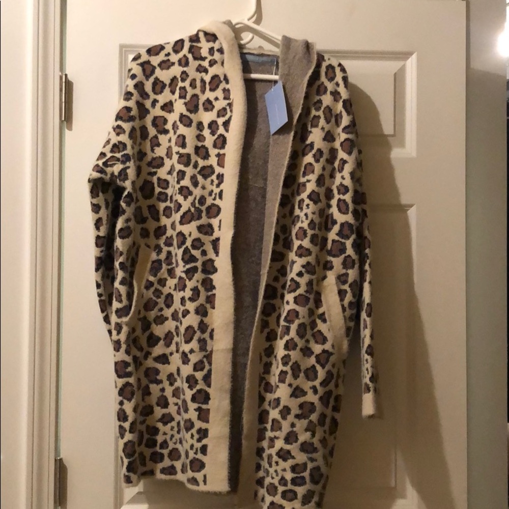 Leopard Print Cardigan